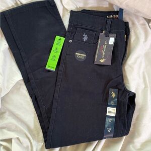 U.S. Polo Assn. Boys Dark Navy Chinos Boys size 12 US POLO Navy blue dress pants